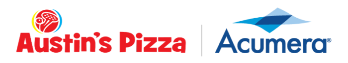 Acumera and Austin's Pizza Logos